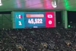见证主队提前出线，45522名球迷现场观战墨西哥1-0韩国