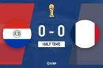 半场-法国暂0-0巴拉圭 巴拉圭小动作不断 法国8成控球双方0射正